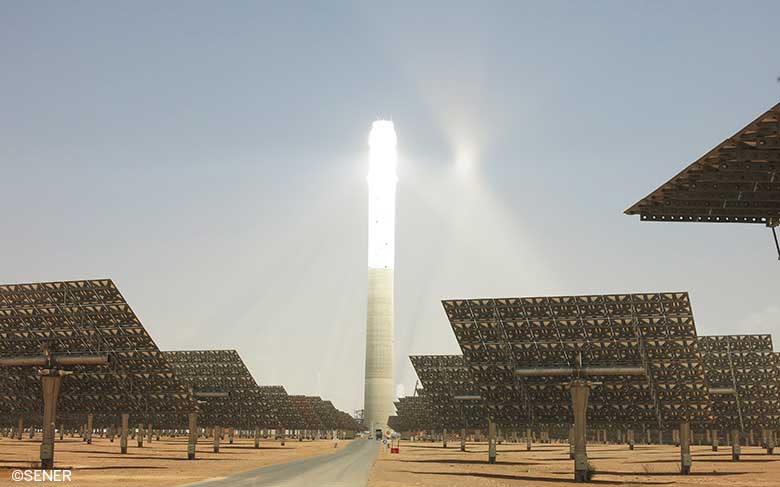 Noor Ouarzazate Iii Central Receiver Concentrated Solar Power Plant