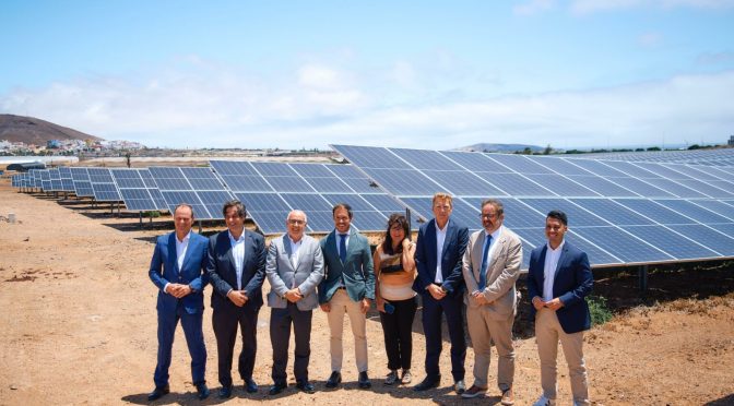 Naturgy inaugurates five new photovoltaic plants (Gran Canaria I and II and Telde I, IV and V) in the municipality of Agüimes (Gran Canaria)