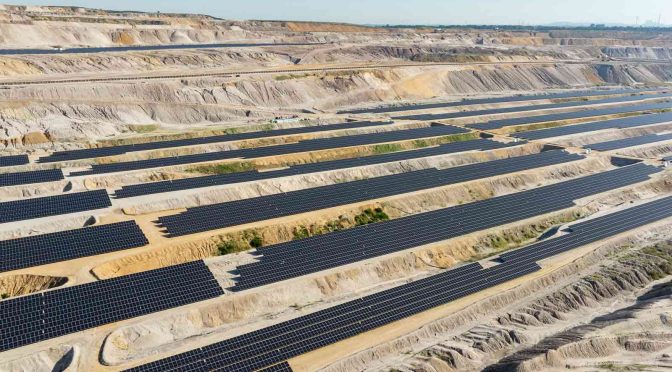 Fifth photovoltaic plant in opencast mine commissioned in Rhenish lignite area