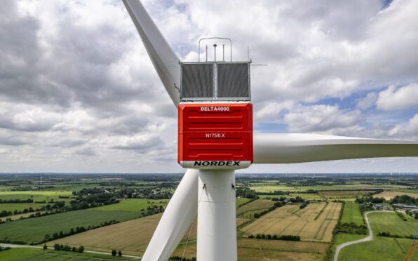 Nordex installs the world’s first N175/6.X wind turbine in Germany