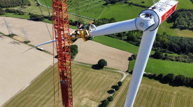 Enercon installs E-175 EP5 prototype of its new wind turbines