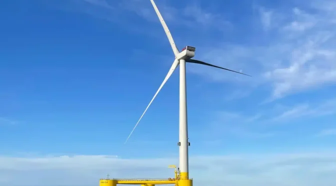 United Kingdom: TotalEnergies launches a floating offshore wind pilot project to supply renewable electricity to an offshore oil & gas platform in the North Sea