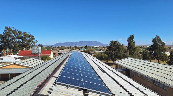 acciona.org launches first South African photovoltaic project with school electrification