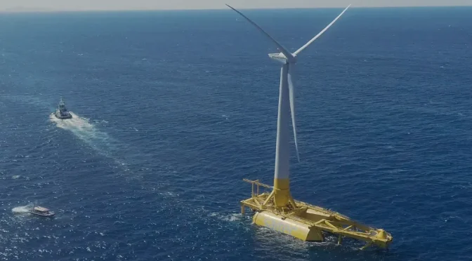 Saitec Offshore Technologies’ floating wind turbine prototype turns one year old