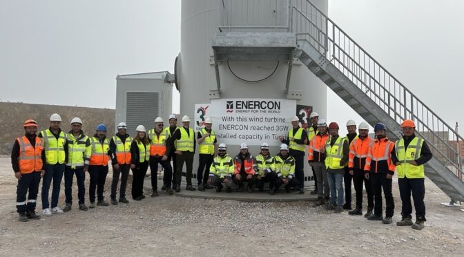 Enercon celebrates 3 GW wind energy milestone in Türkiye